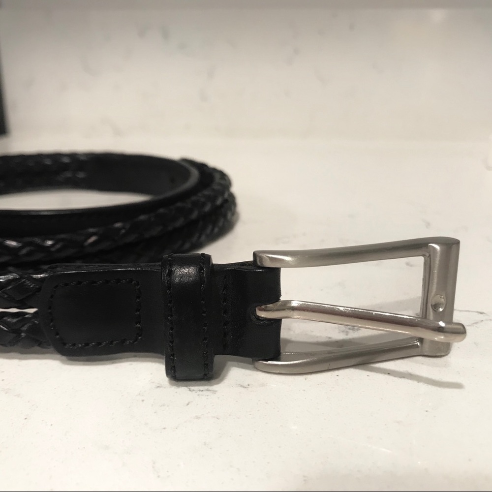 Tommy Bahama Leather Belt Braided Boho